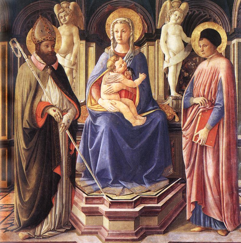 Master of The Castello Nativity Madonna and Sts Clement and Just china oil painting image